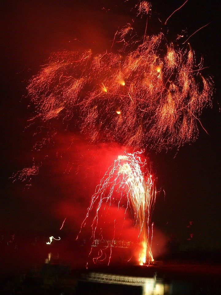 花火写真が超綺麗に撮れた。葛飾花火大会2012