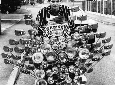 バイクのミラー好きすぎて。。付け過ぎたwww