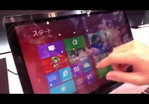 [動画]Windows8のタッチパネルヌルヌル快適すぐるwww
