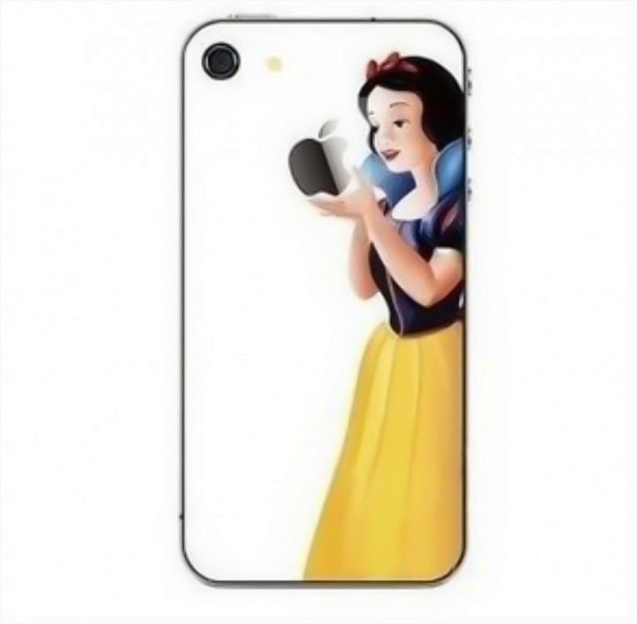 遂に登場！！　【iPhone 5 対応　iPhoneステッカー　白雪姫】デカール