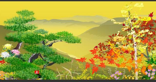 エクセル日本画がテレビに出て話題、堀内辰男のページ