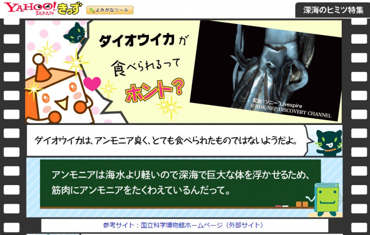 ダイオウイカが食べられるって本当？
