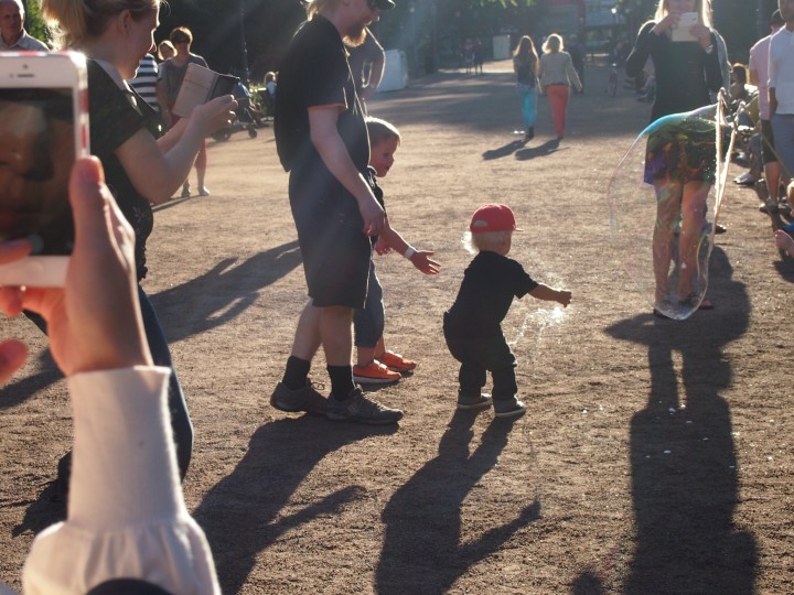 エスプラナーディ公園。ヘルシンキ