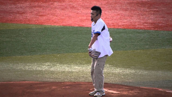 【動画】柳沢慎吾さんが横浜ＤｅＮＡベイスターズの始球式で魅せた神奈川県高校野球ネタが話題