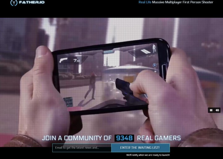 リアルにFPSみたいに遊べるゲームFather.IOのウェイティングリストがもう少しで1万人に。