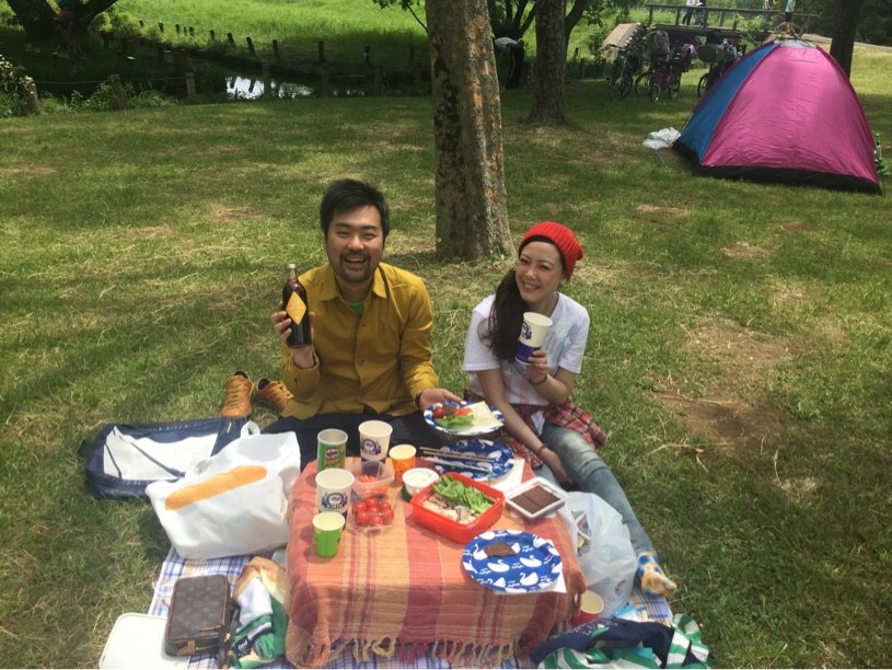 水元公園でピクニック。