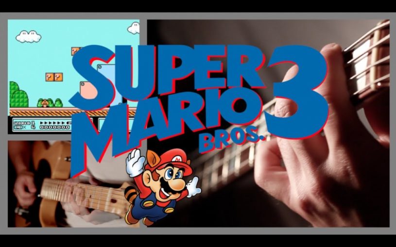 懐かしい！「スーパーマリオブラザーズ3」を1人で演奏！ちょっと夏ぽい雰囲気が気持ちいい！