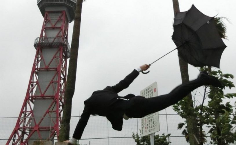 台風には、気をつけて！サラリーマンがやらないことをコンセプトにしている梅田創介さんの表現がかっこいいｗｗｗ