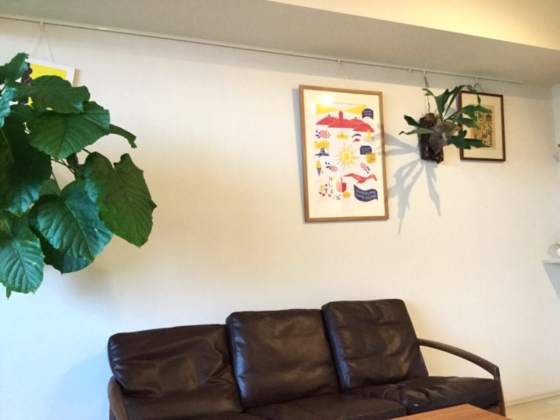 ポスターを飾ったよ