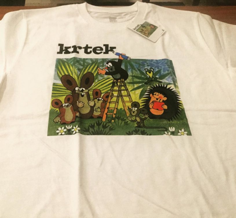チェコの人気キャラクター クルテクTシャツを買ったよ！ #krtek