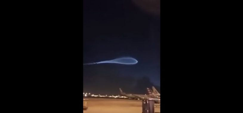 ロサンゼルスでUFOが発見された！と話題に