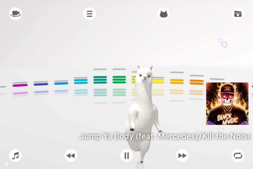 今話題のアルパカが踊るアプリを使ってみたよ。