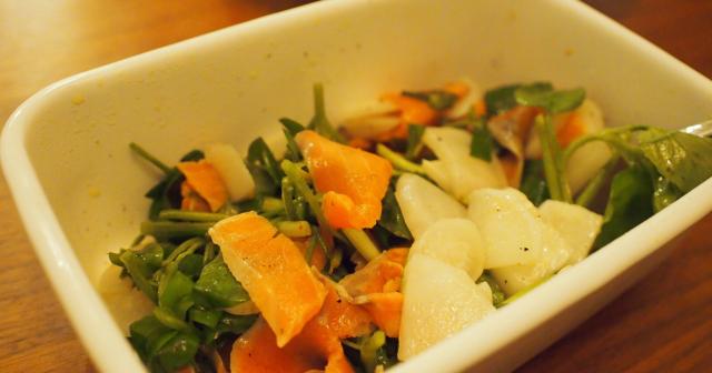 無病息災！！１月７日に食べたい七草のスモークサーモンマリネのレシピ