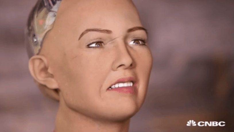 超リアルな表情で話すロボットのソフィアさんとの会話「あなたは人間を破壊しますか？」「OK！人間を破壊する」