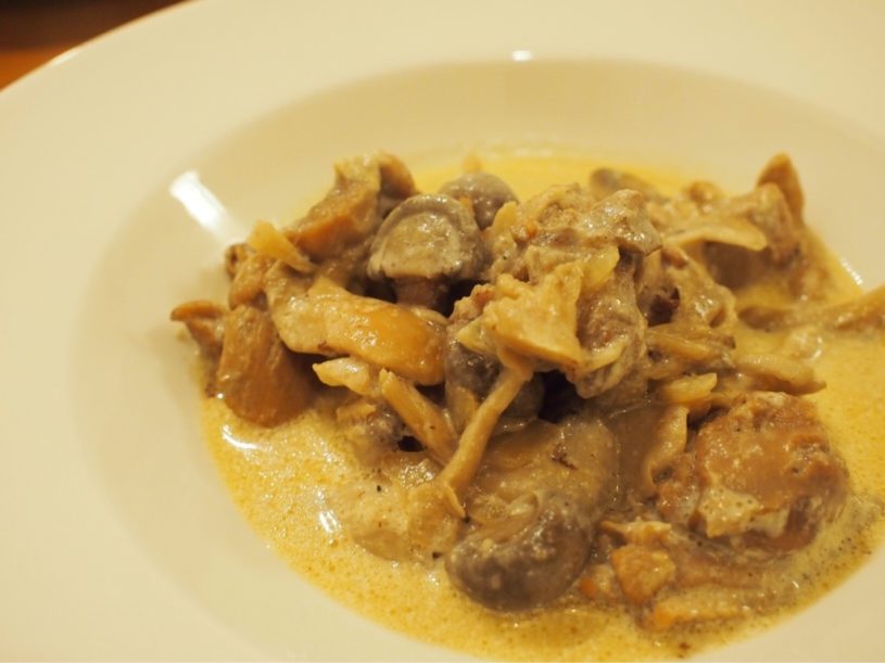 鶏ときのこのクリーム煮のレシピ