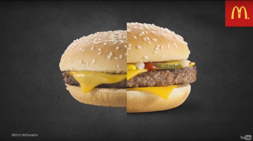 マクドナルド「実際販売しているものと広告違うもの？いや、同じものです！」