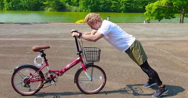 自転車で腹筋を鍛える方法