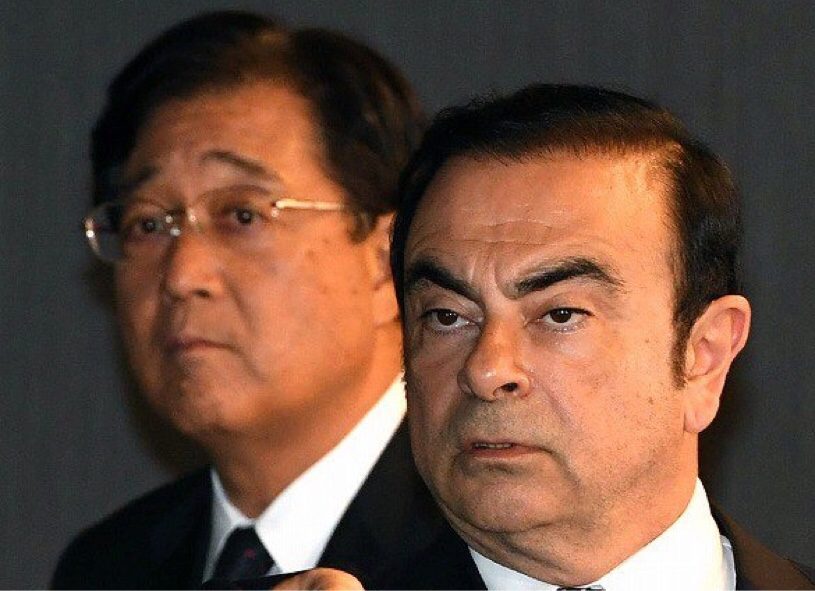 日産の社長と三菱の社長の眉毛の角度の差が話題に