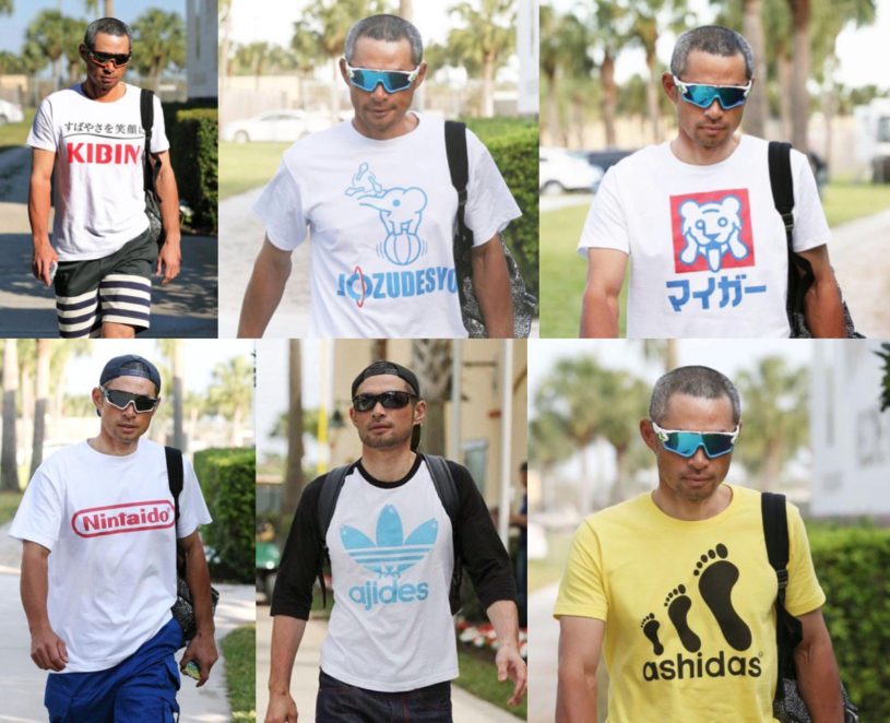 日米通算4,257安打のイチローのおもしろTシャツをまとめた画像がやばいｗｗｗ