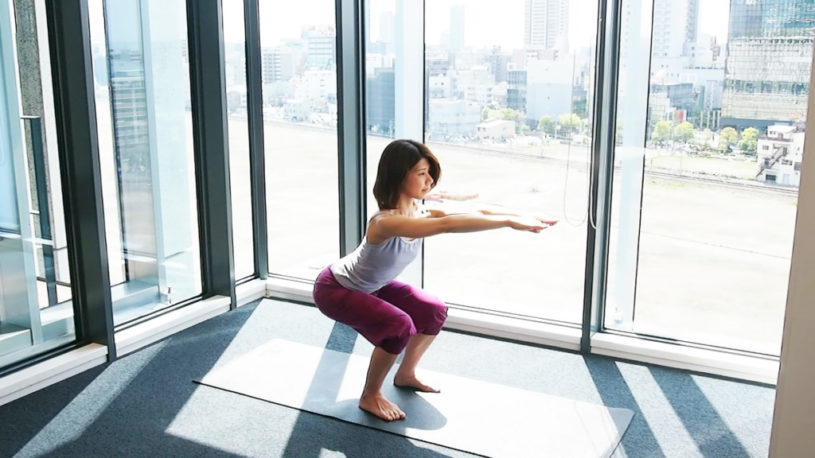 キレイなお尻と太ももビキニボディ作りのスクワット方法