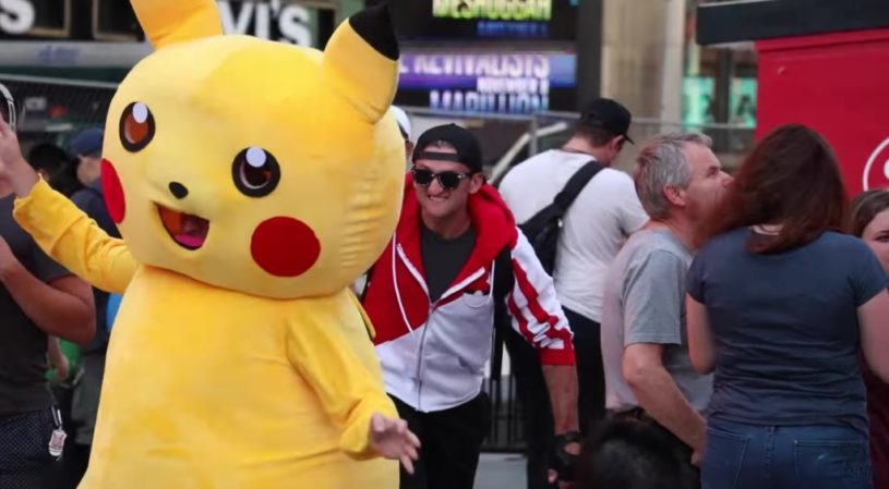 ポケモンGOがリアルの世界なら「Pokémon Go IN REAL LIFE」アメリカで１００万再生
