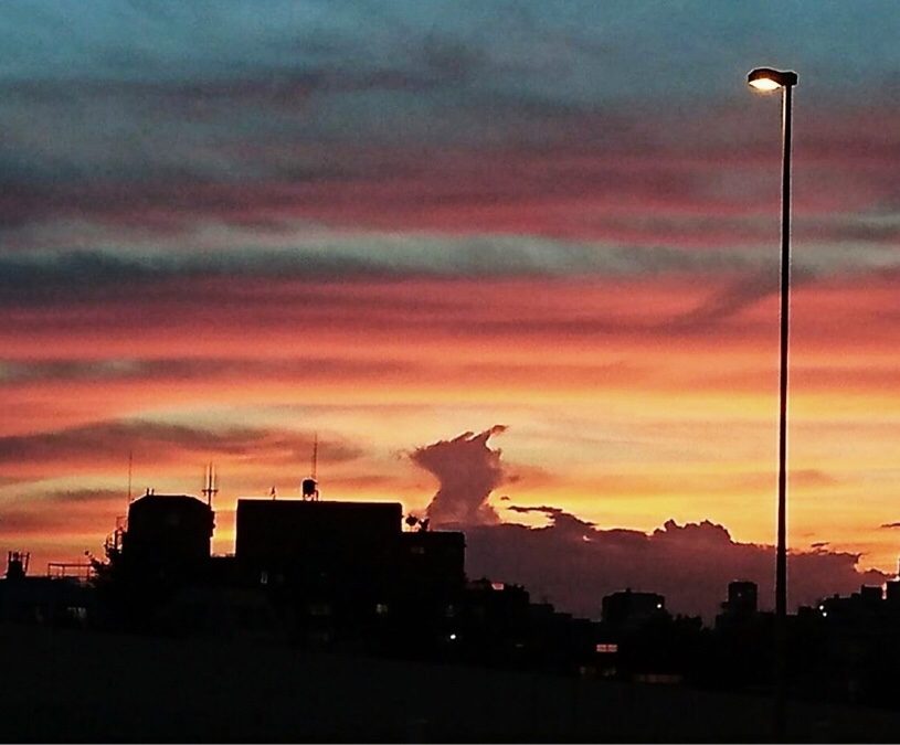 夕空にカネゴン！！