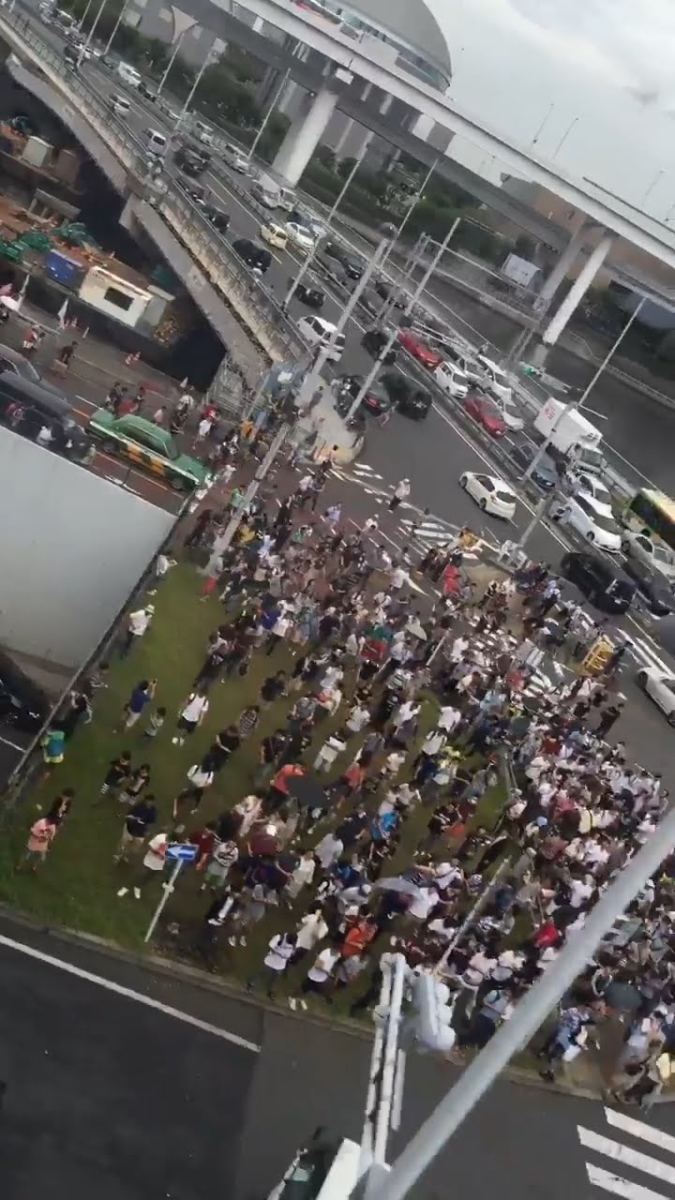 レインボーブリッジにラプラスが現れて警察まで出てくる騒ぎに