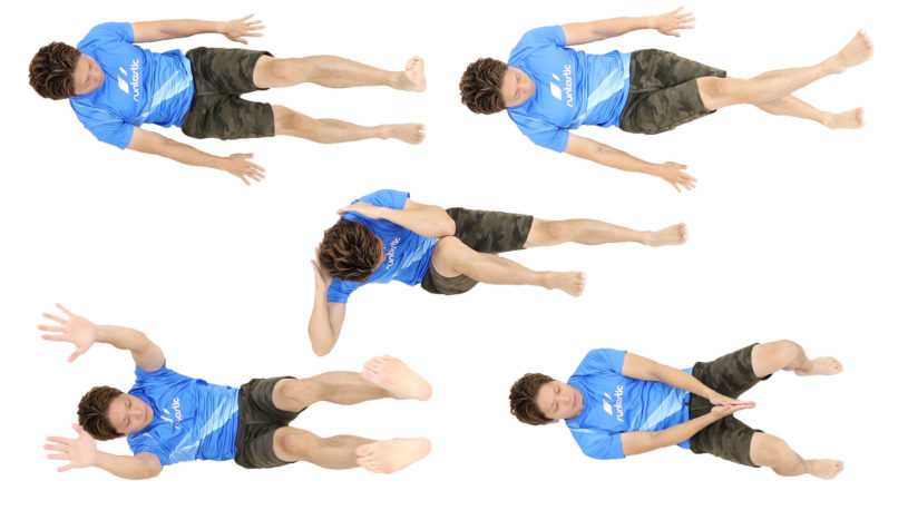 5つの腹筋運動でおへそ周りの脂肪を落とす倍速1分間SixPackExercise