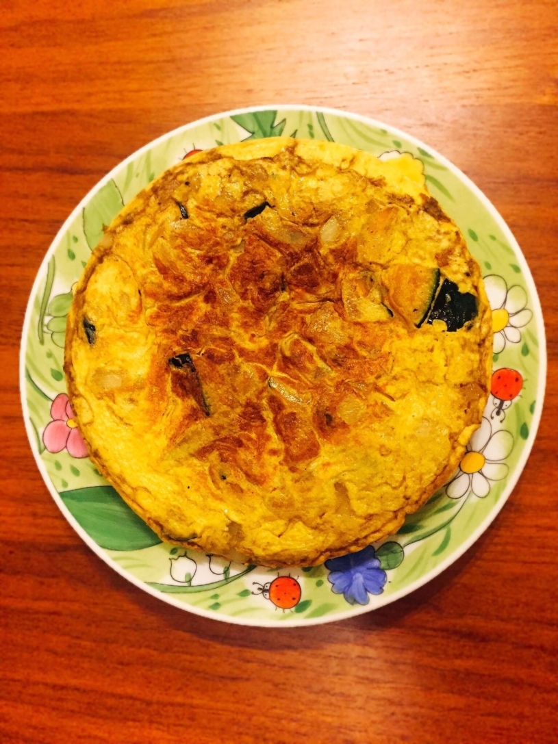 秋の味覚！かぼちゃのトルティージャ（スパニッシュオムレツ）のレシピ