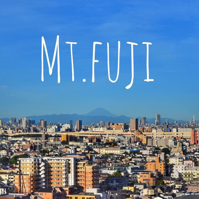 富士山が見えたよ。 秋ぽい感じになってきたな〜 #富士山 #fujisan