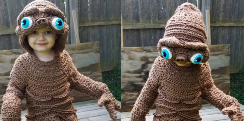 可愛すぎる！ETのコスプレができるニット