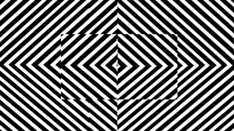 30秒間見つめると周囲が歪んで見る動画