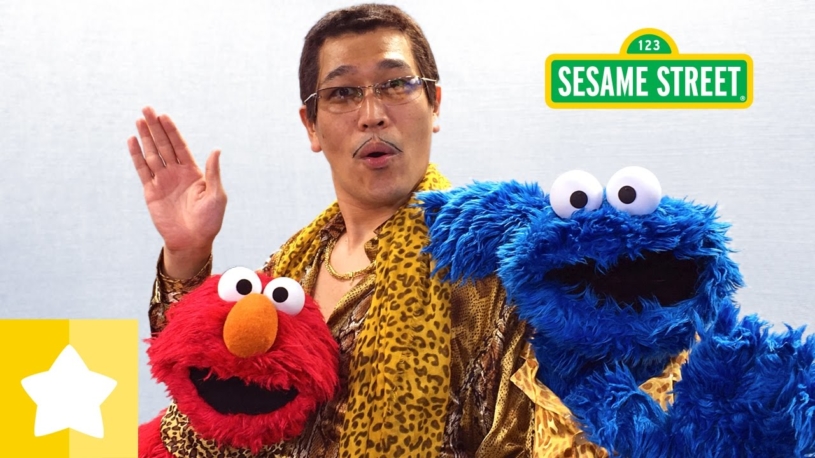 セサミストリートとコラボPPAPで人気のピコ太郎