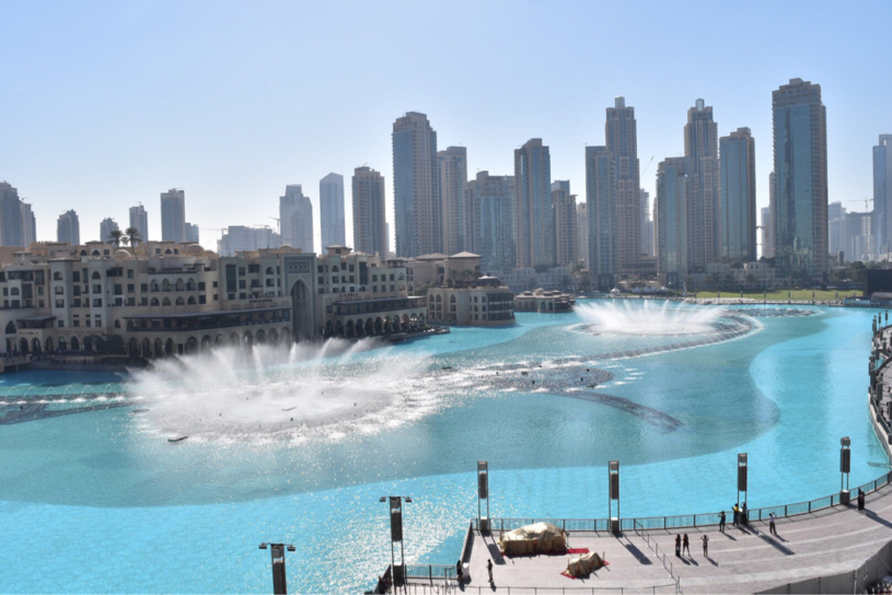 ドバイファウンテンは紀伊國屋書店が穴場です！-ドバイ旅行記(12)