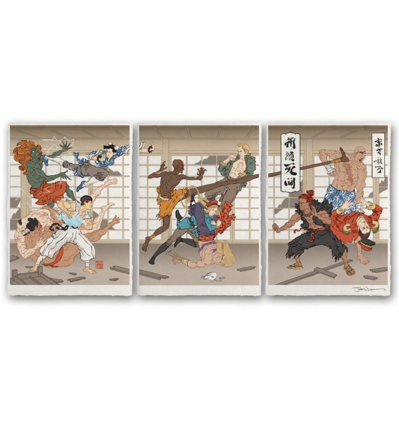 浮世絵ヒーローの版画が購入可能