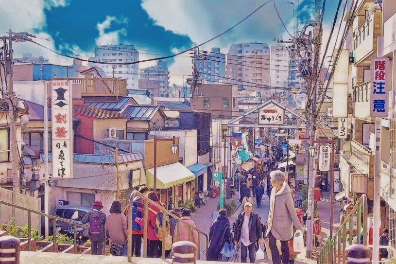 久々に谷中銀座に行った