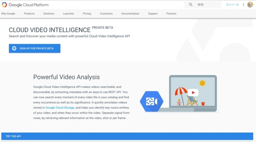 Google、動画ないの画像を分析できるサービスを公開