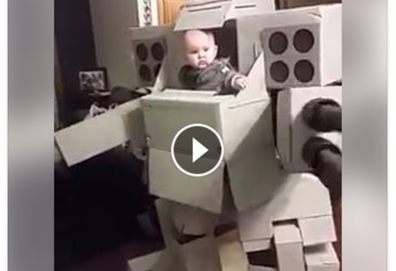 赤ちゃん専用ダンボールロボットが完成ｗｗｗｗｗ