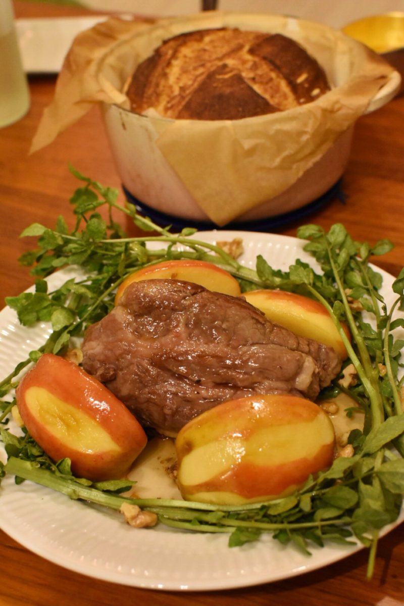 豚肩ロースと林檎のポットローストのレシピ