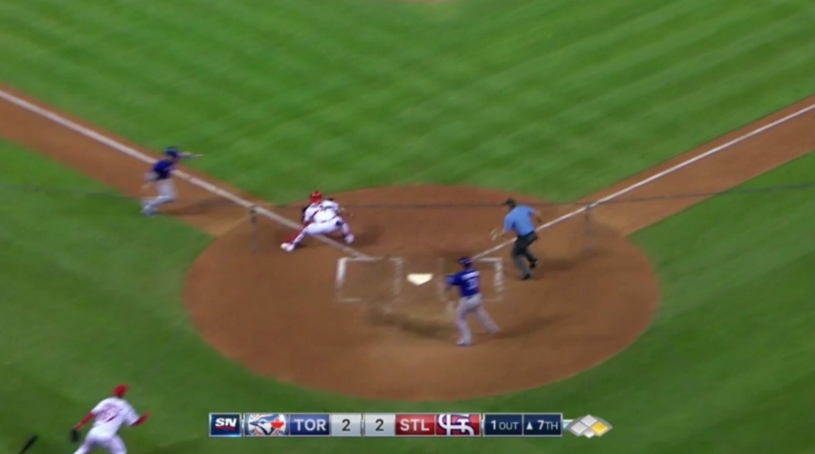 【MLB】キャッチャーを飛び越えてホームベースにタッチ！忍者のような動きｗｗｗｗ