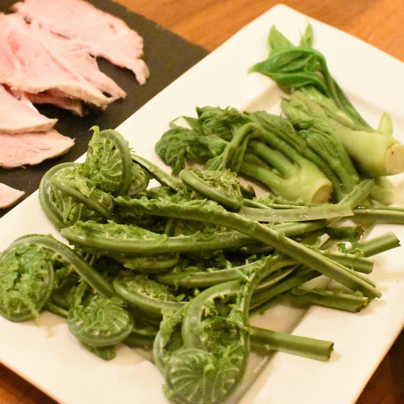 長野の山菜をいただいた。美味しすぎる！！！最高！