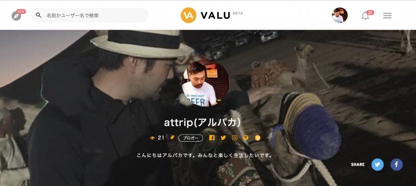 VALU経由で初めてブログ記事作製依頼が来たよ