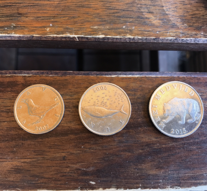 かわいいコイン in Croatia