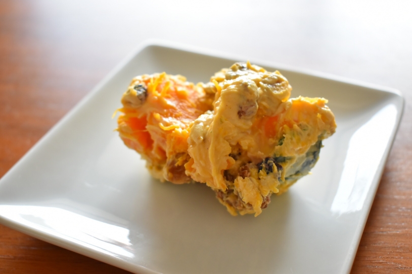 かぼちゃとレーズンのマスカルポーネサラダのレシピ