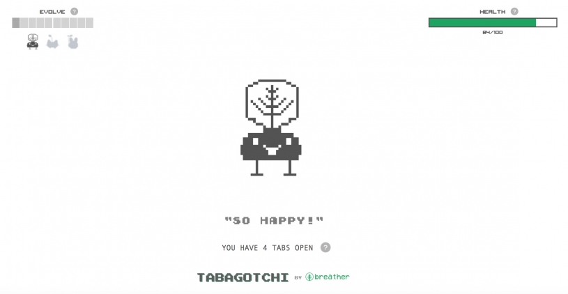 Google Chrome拡張 タブを消すことで成長する「TABAGOTCHI」がかわいい！