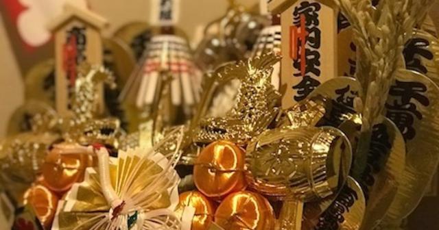 花園神社の酉の市で熊手を買って来た！