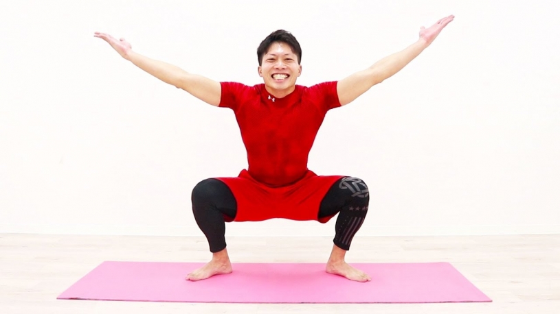 全部できるか？お腹の脂肪を落とす滝汗スクワット28種類28分