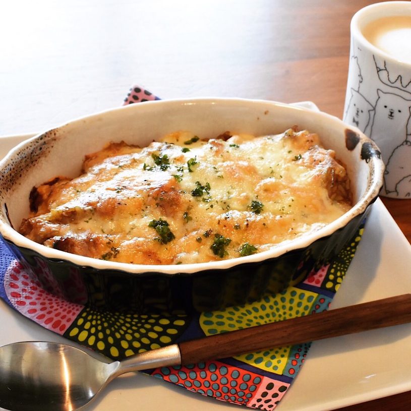 カレーに飽きたらチーズカレードリアはいかが？