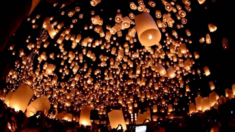 タイのお祭りロイクラトンの映像がとても素敵！行ってみたい！