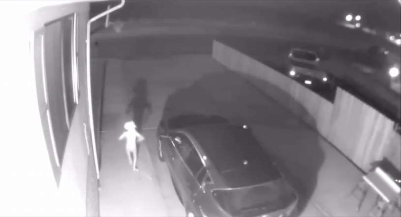 世界中が騒然、駐車場に宇宙人らしき生物が写り込んでる